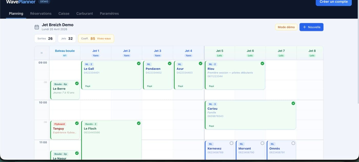 Interface WavePlanner